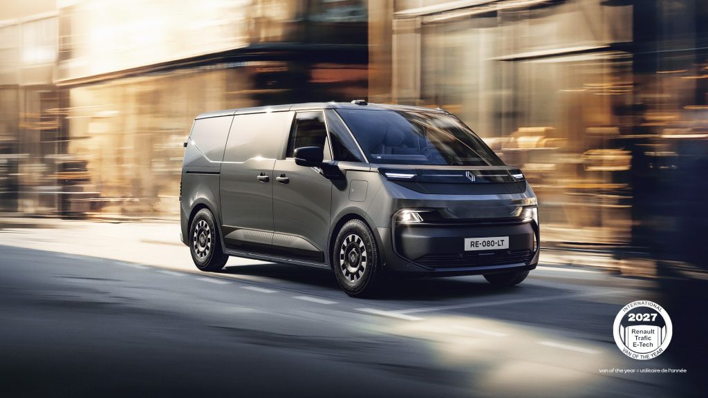 Renaults nye elektriske Trafic vinder stor europæisk pris før dansk lancering